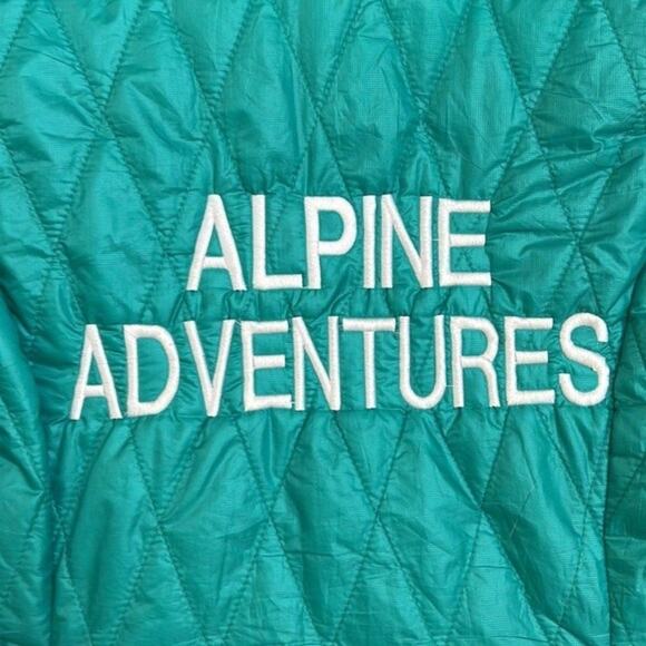 Patagonia primaloft vegan puffer jacket us women's size small teal blue green - Picture 8 of 10